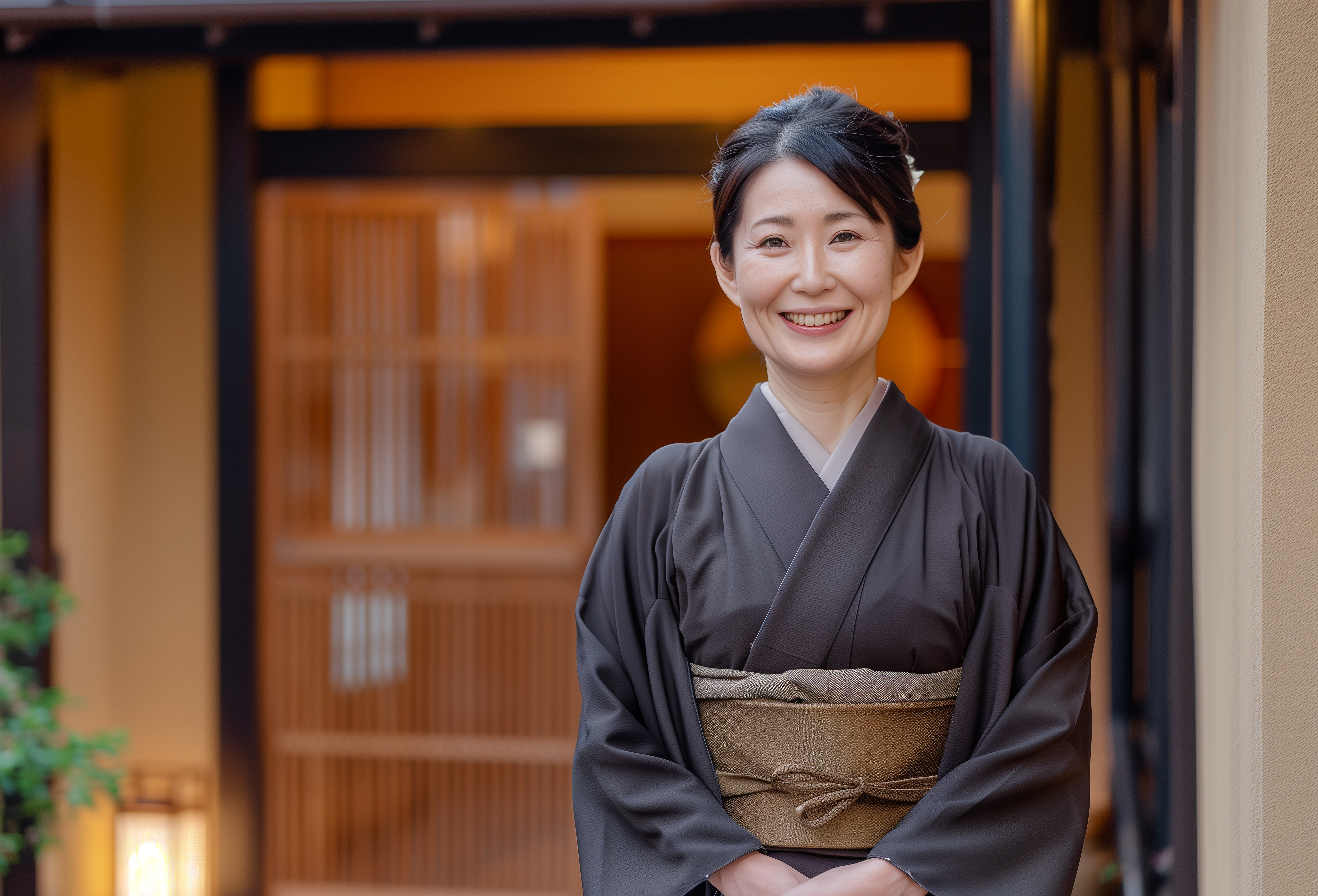 宿を見守ってきた先代の女将
